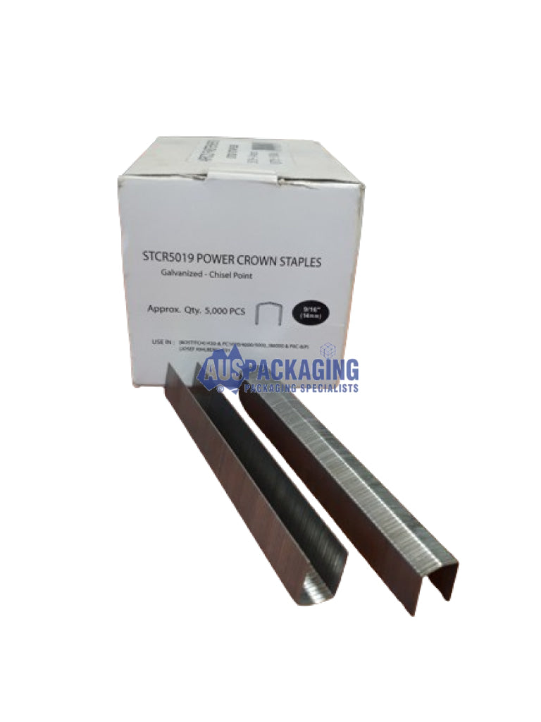 Airco 9/16’ 14Mm Galvanised Power Crown Staples (Stcr8Sp)
