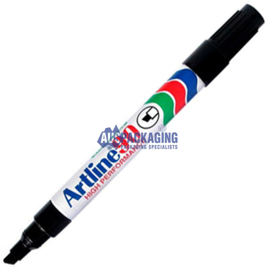 Artline 90 Permanent Marker Chisel 2 - 5Mm Black (90Pe)