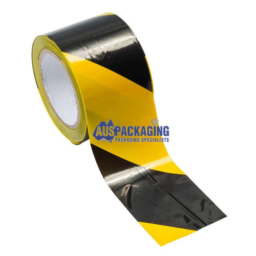 Barricade Tape- Non Adhesive Black and Yellow