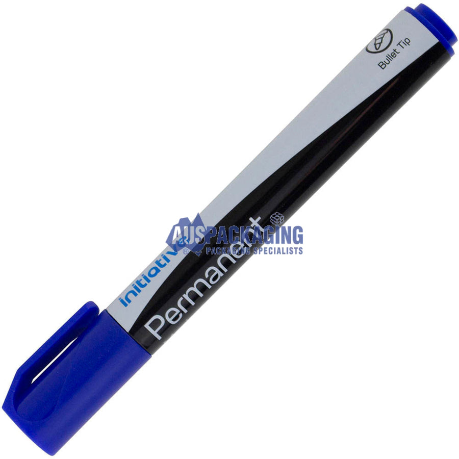 Initiative Permanent Marker Bullet 1.5Mm Blue (Intpermrbl)
