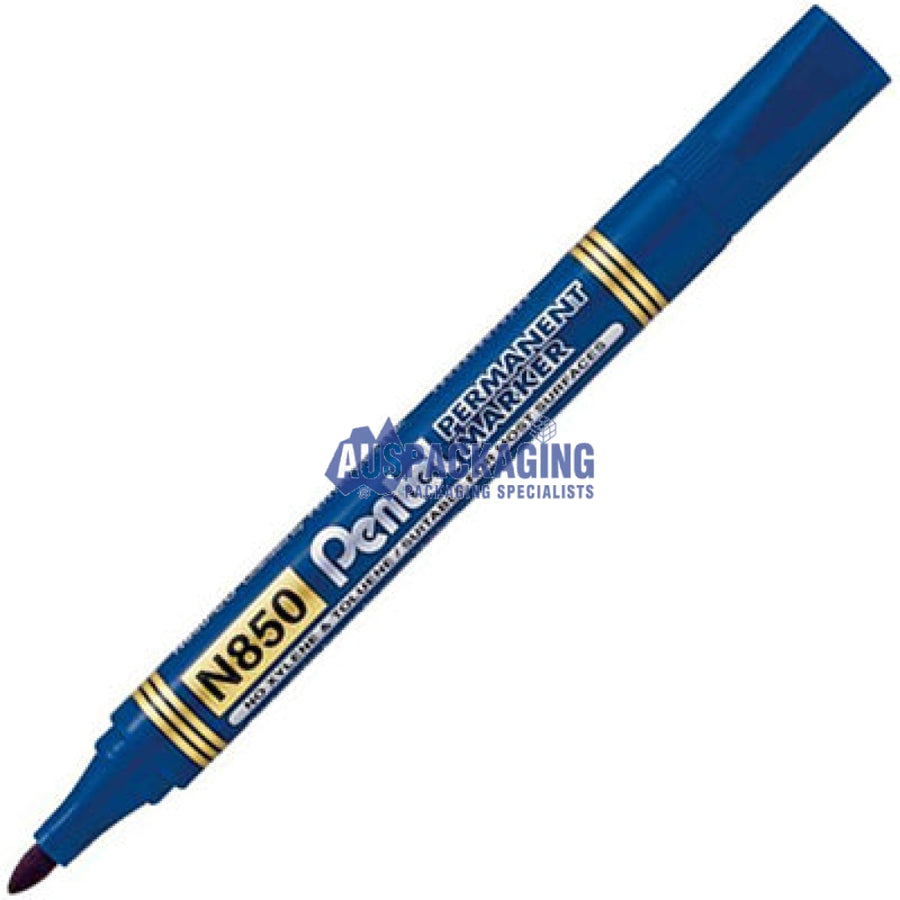 Pentel N850 Permanent Marker Bullet 1.0Mm Blue (Permbu)