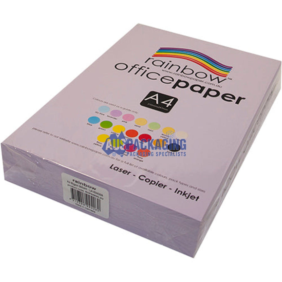 Rainbow Coloured A4 Copy Paper Lavender (A4Lilpa)
