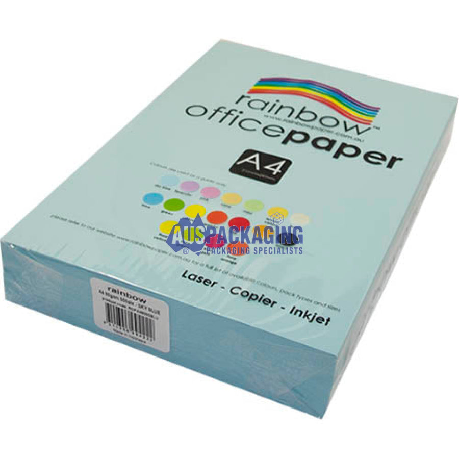 Rainbow Coloured A4 Copy Paper Sky Blue (A4Blu)