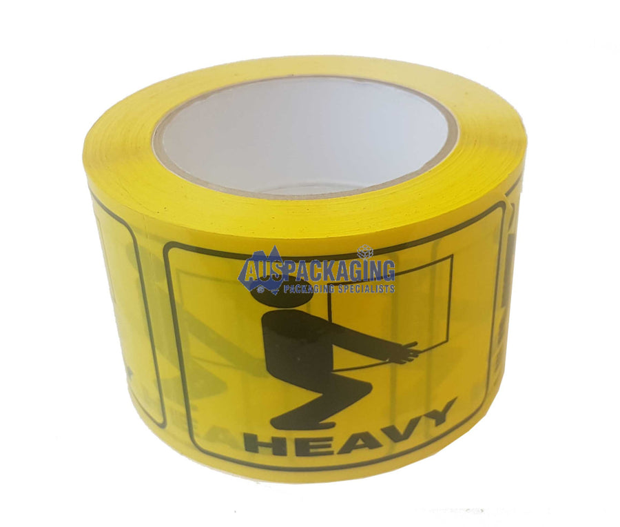 Stylus Perforated Label- Heavy- 75Mm-Black/Yellow (Yhta) Tape