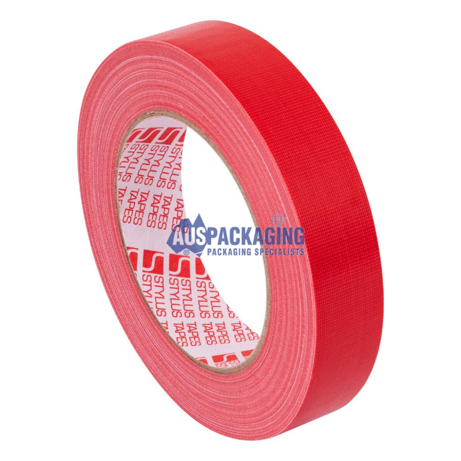 Stylus Premium Waterproof Cloth Tape Red- 24Mm (3522Rta)