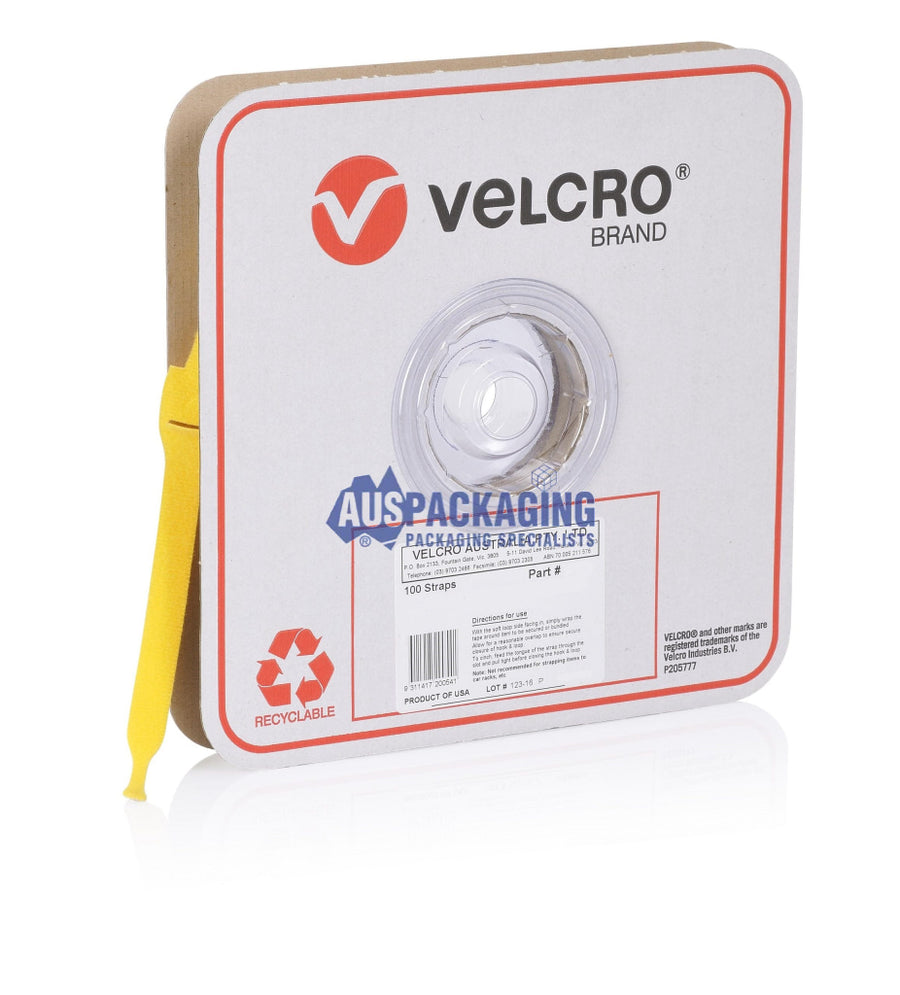 Velcro One-Wrap Strap Yellow 25Mm X 300Mm (27Fa)