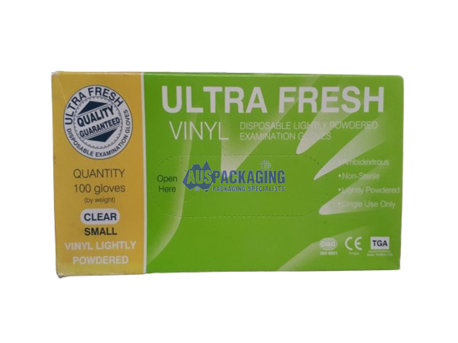 Disposable Vinyl Gloves Lightly Powdered Small (Vinsmi)