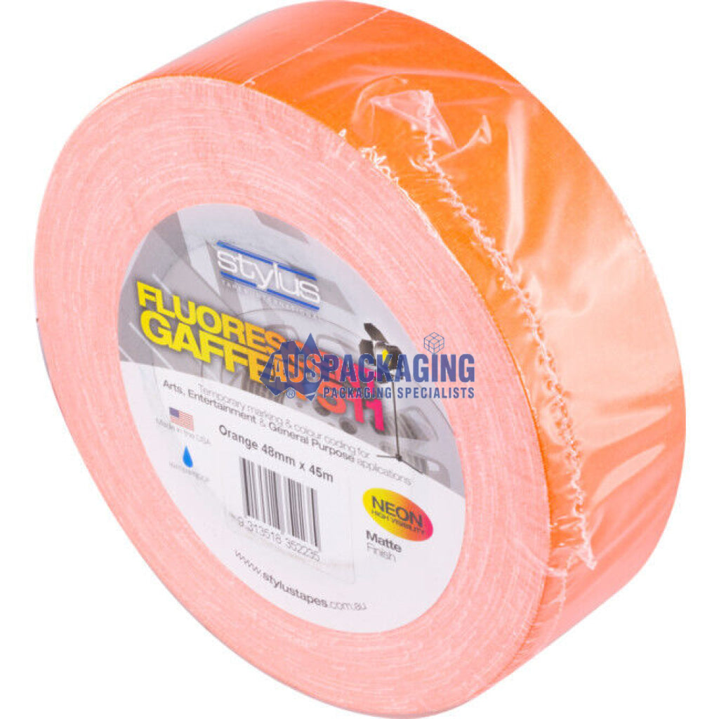 Fluro Gaffer Tape Orange