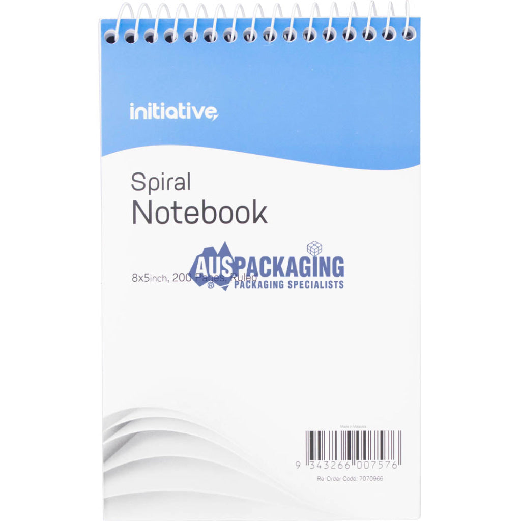 Initiative Spiral Notebook Top Bound 200 Page X 127Mm (Notobou)