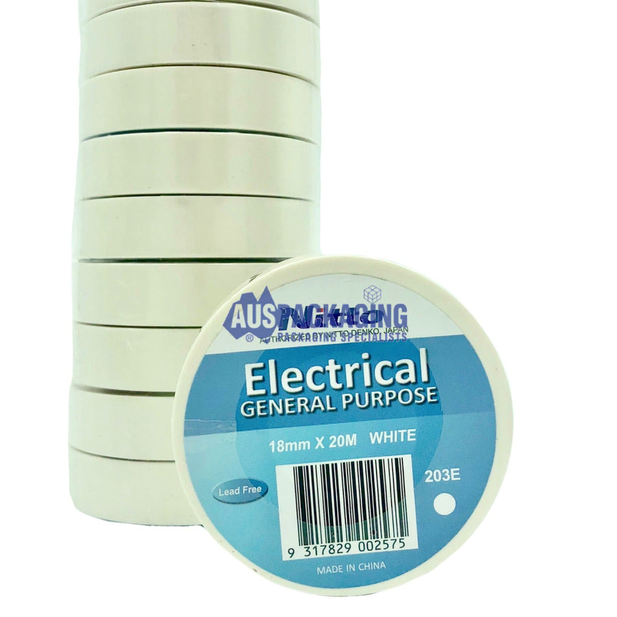 Nitto General Purpose Electrical Tape - White (203Wta)