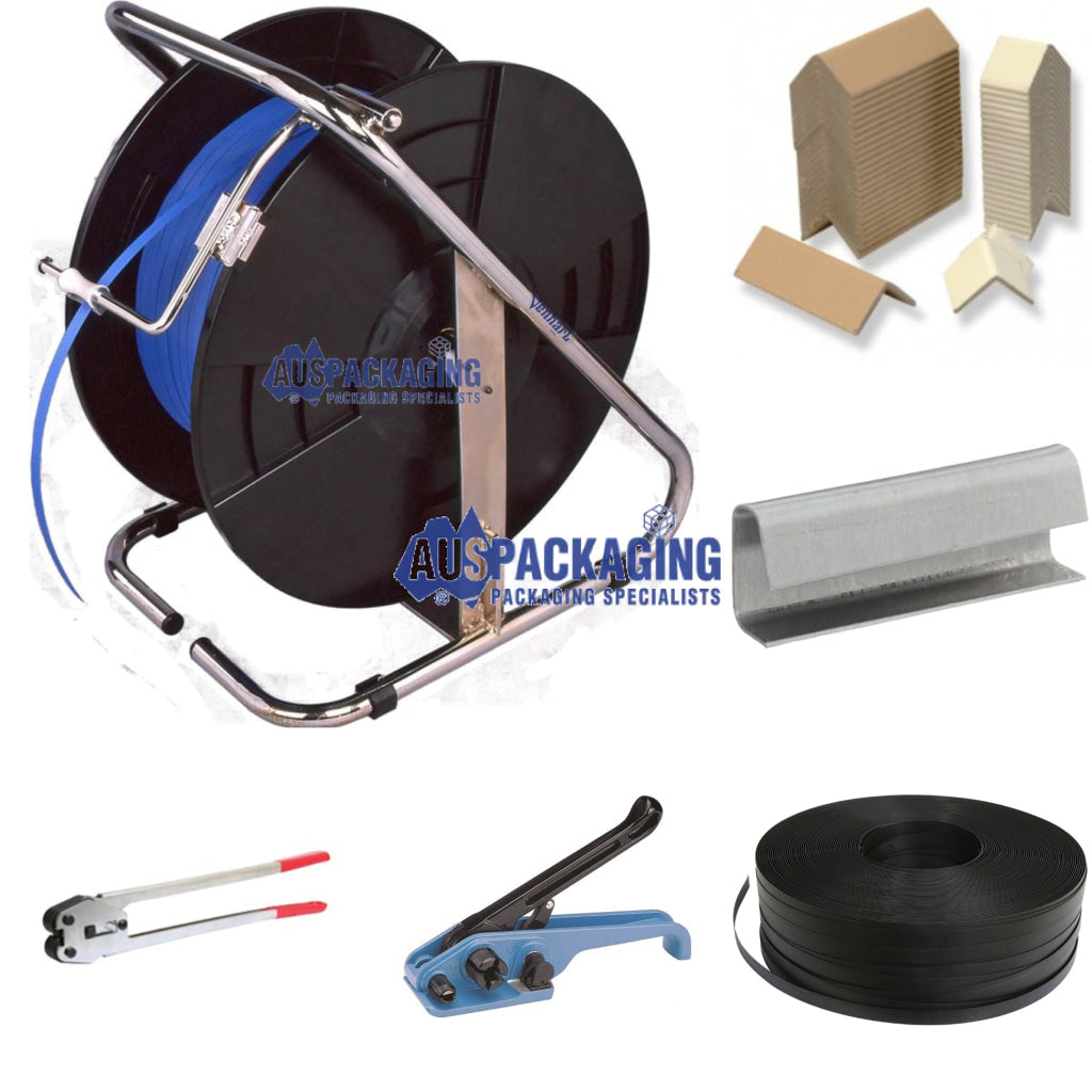 Poly Strapping Kit 2 With Dispenser- Heavy Duty 19mm Strapping ...