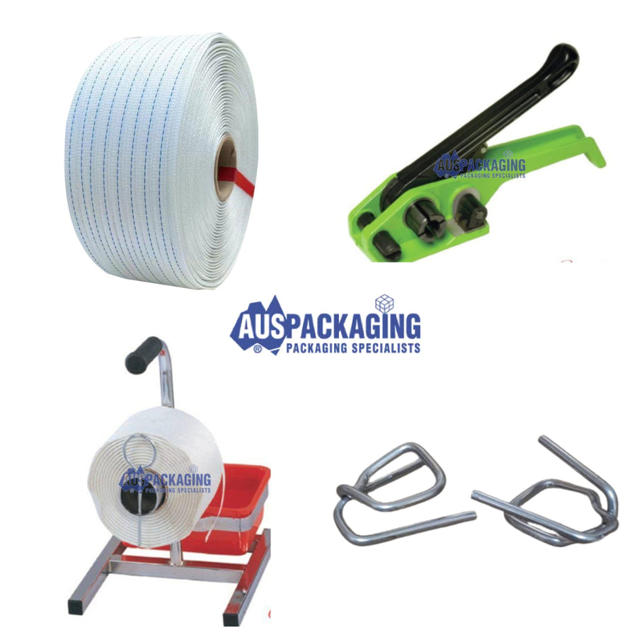 Poly Woven Strapping Kit 7 With Dispenser- 19mm