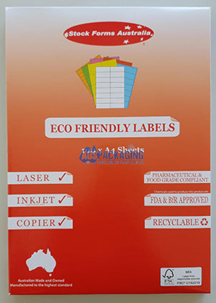 Rediform Copier Labels A4/14 Per Sheet- 98X38Mm (2829Cl)