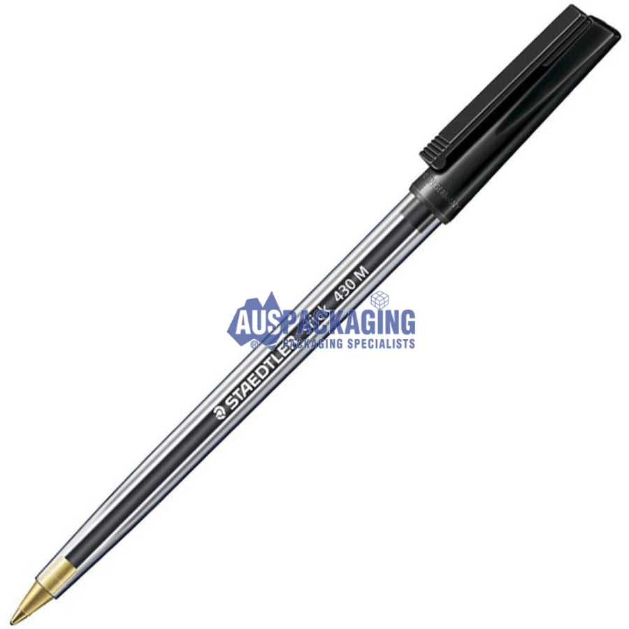 Staedtler 430 Stick Ballpoint Pen Black Cup 50 (St430Pe)