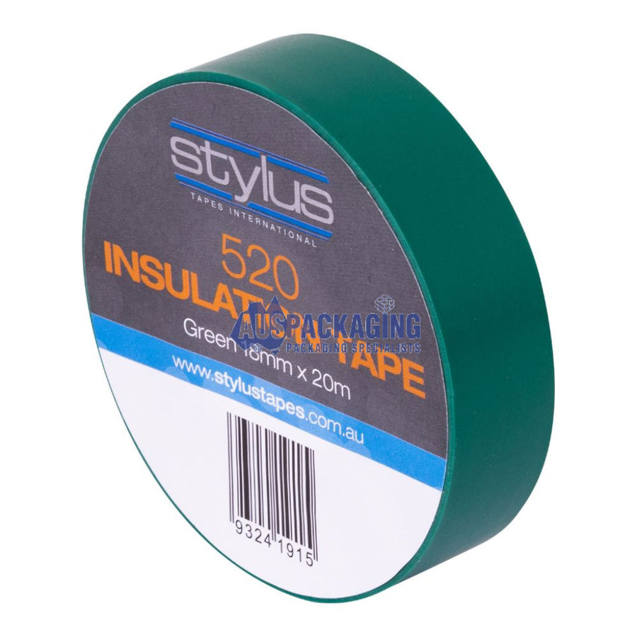 Stylus 520 Electrical Tape - Green (520Gnta)