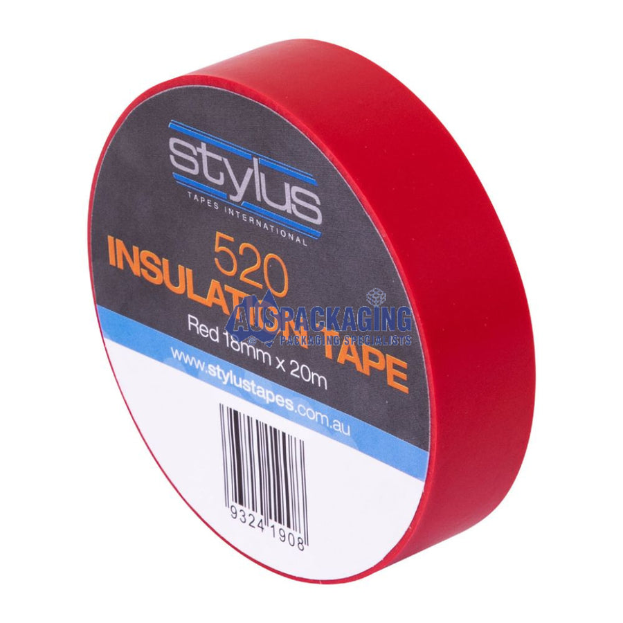 Stylus 520 Electrical Tape - Red (520Rdta)