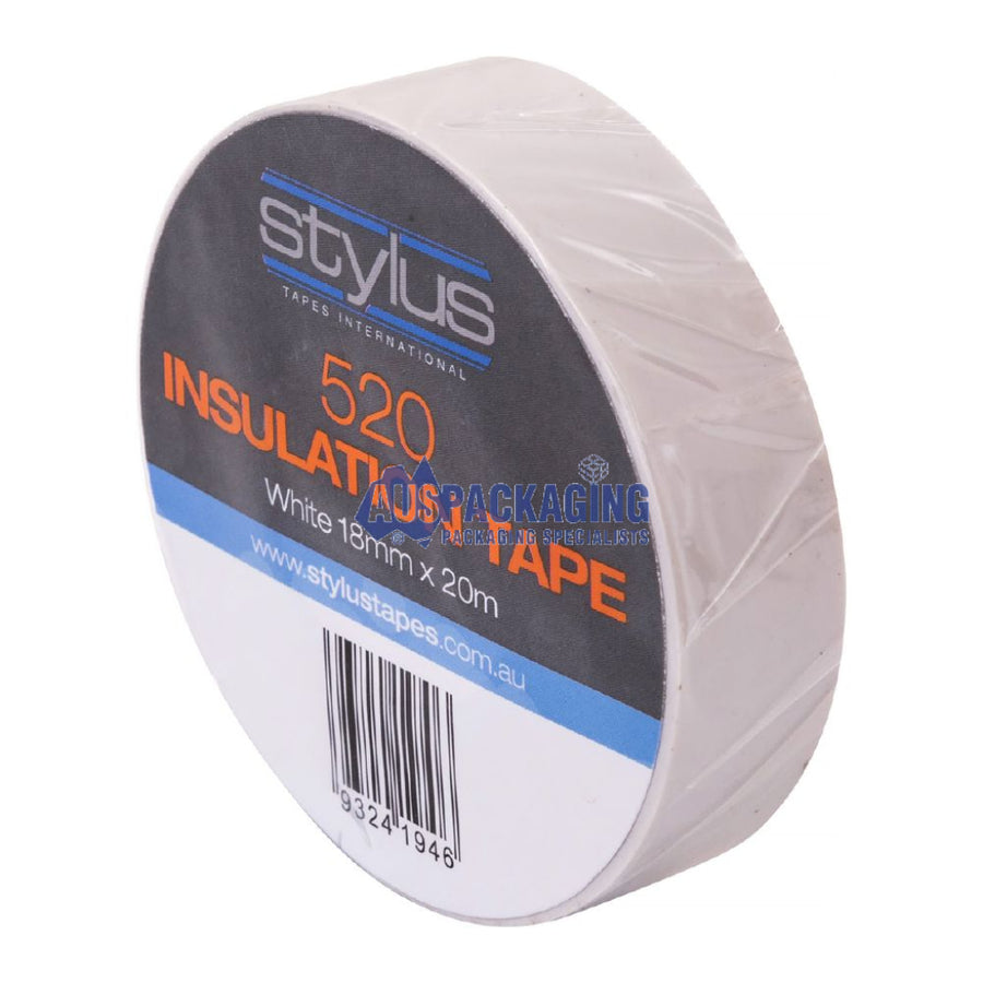 Stylus 520 Electrical Tape - White (520Whta)