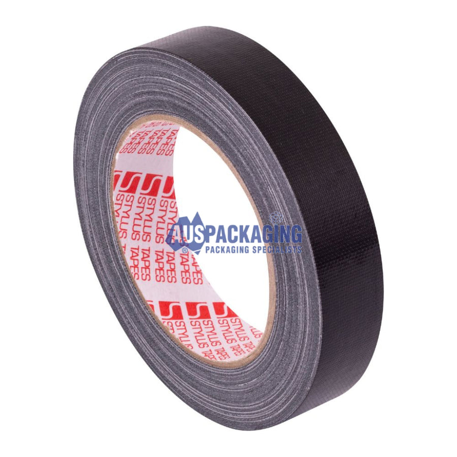 Stylus Premium Waterproof Cloth Tape Black- 24Mm (3522Bta)