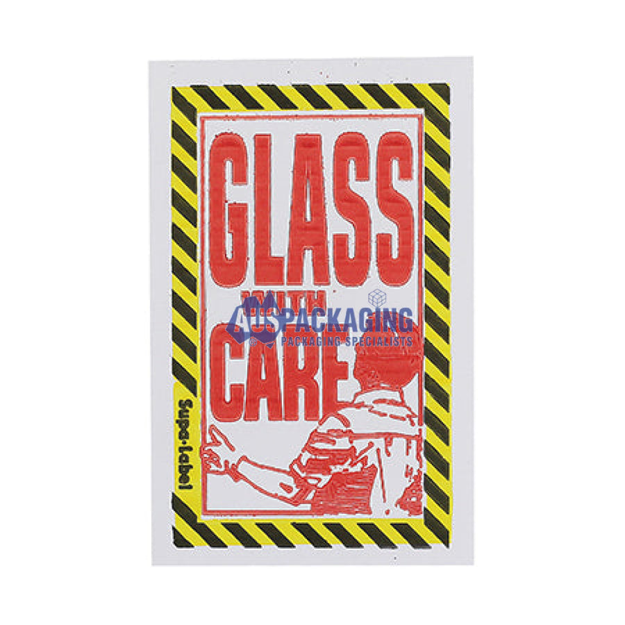 Supa Labels- Glass With Care (Gwcla)